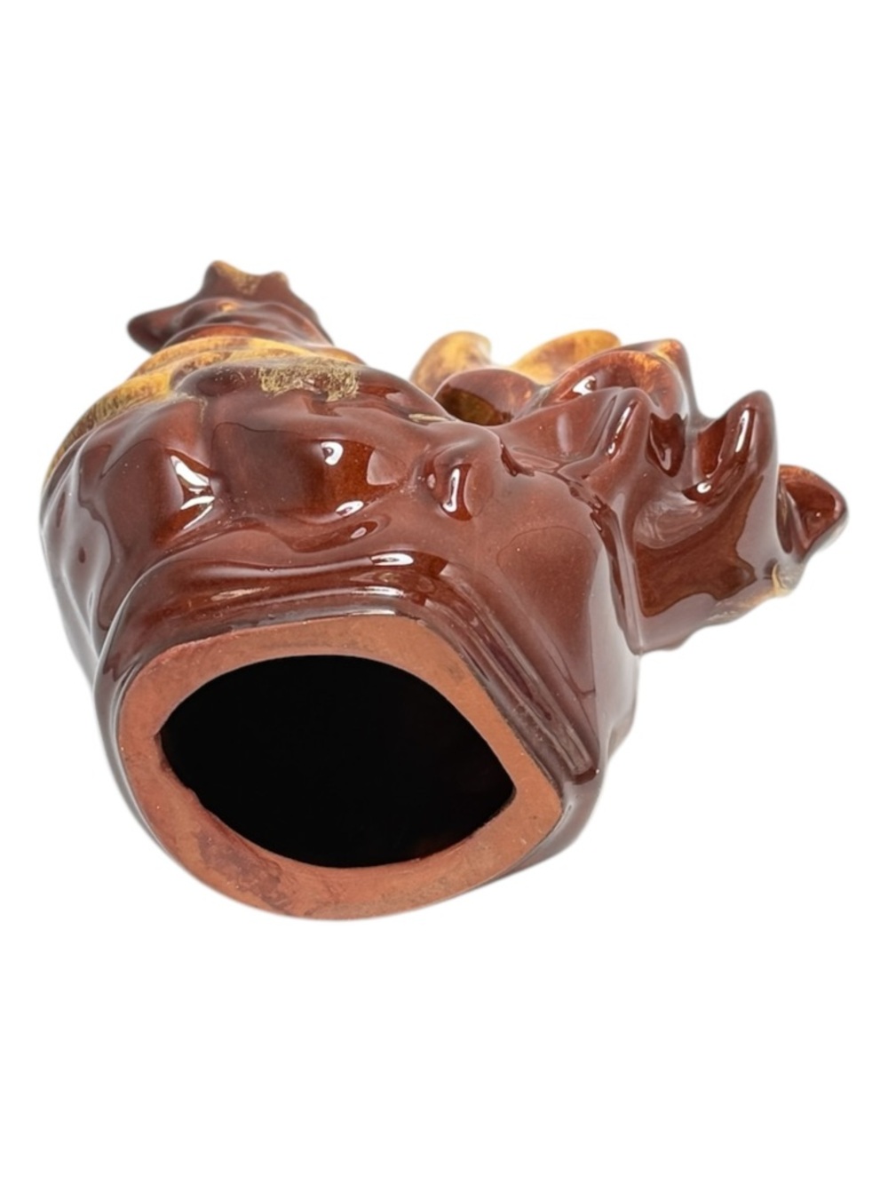 Blue Mountain‎ Pottery Glazed Ceramic Rooster Figurine Harvest Gold Drip Glaze - Picture 7 of 8